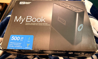 Western Digital My Book 500GB External Hard Drive Premium Edition