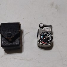 Vintage Sekonic Sekonic Ambient Light Meter , Made in Japan w/ Leather Case