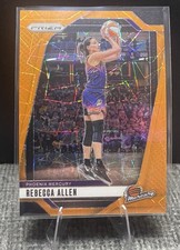 Panini 2024 Prizm WNBA Rebecca Allen Phoenix Mercury #124 Orange Prizm Parallel