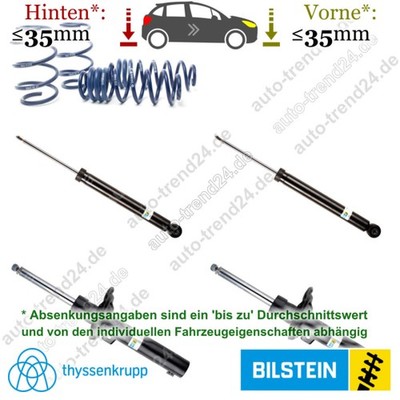 Bilstein B4-Kit Tieferlegungsfahrwerk 35mm für VW Golf VII 5G1 BE1 BE2 BQ1 12-21