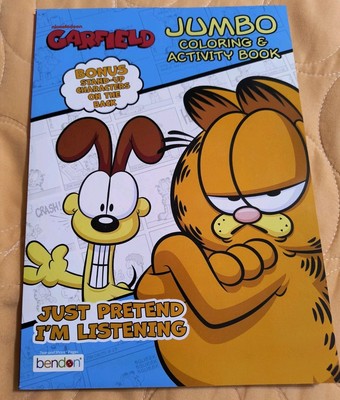 GARFIELD Jumbo Coloring & Activity Book With Tear/Share Pages New! Free Shipping