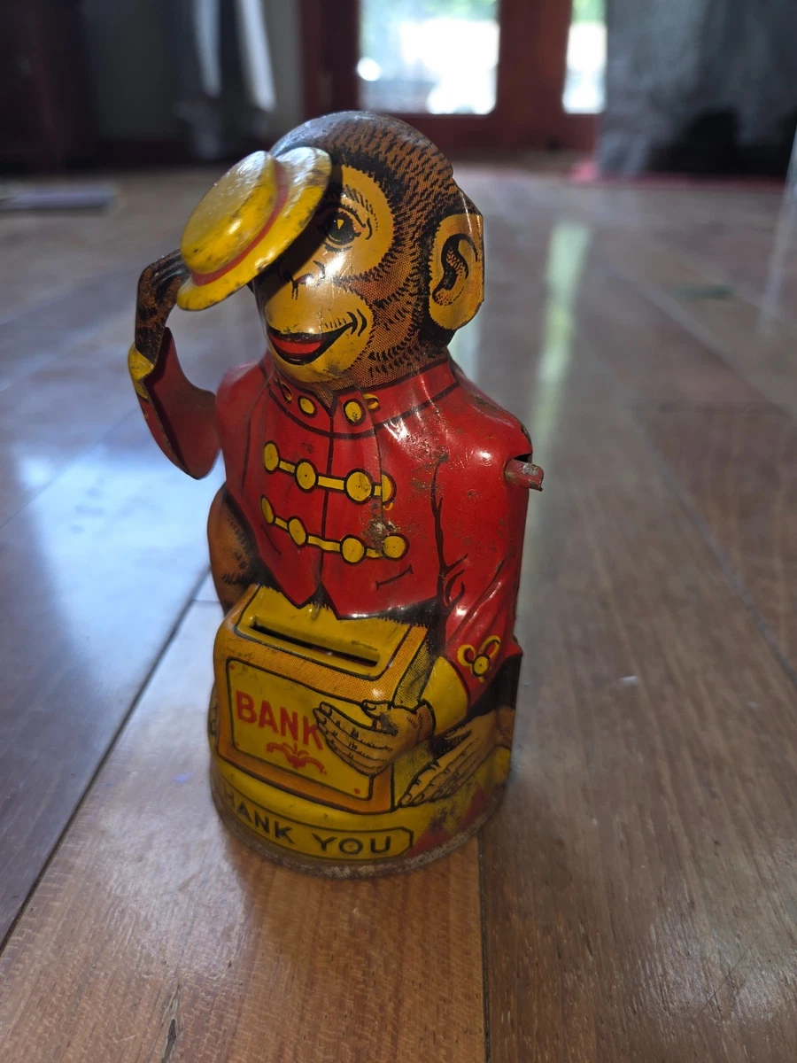 Monkey Bank In Collectible Mechanical Banks for sale | eBay