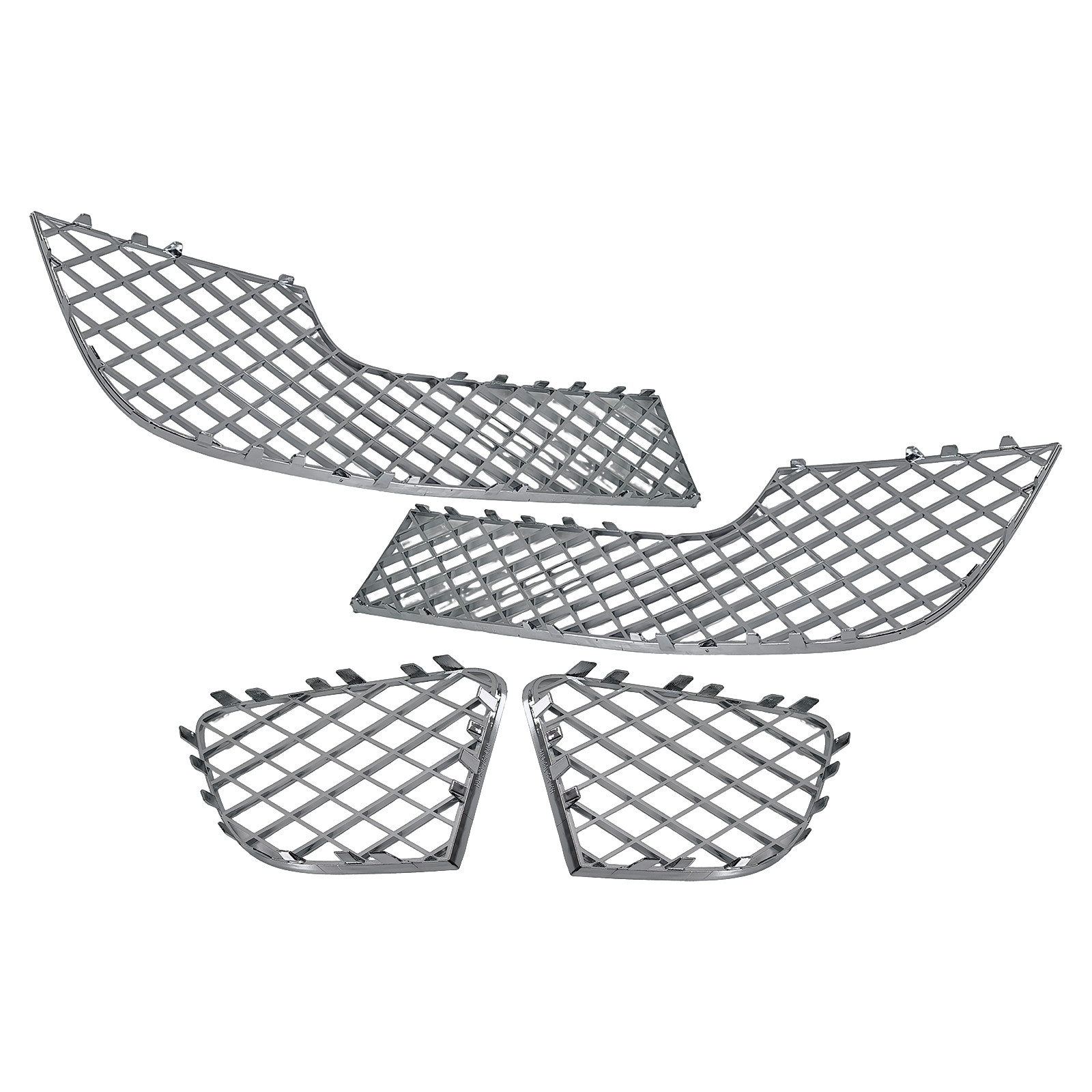 Bentley Continental GT 2012-2015 Lower Grilles 4 pcs Chrome