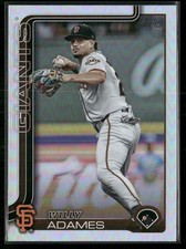 Willy Adames 2025 Topps Rainbow Foil #521 San Francisco Giants