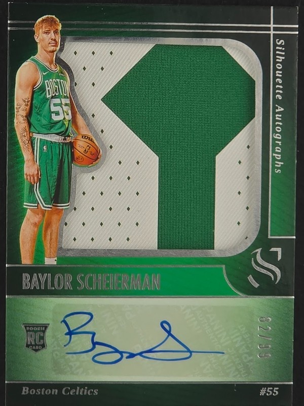 2024 Panini Silhouette Autographs Baylor Scheierman RPA /99 Rookie Patch Auto