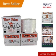 Versatile 3 Ply White Twine  2800ft Polypropylene for Camping  Commercial Uses