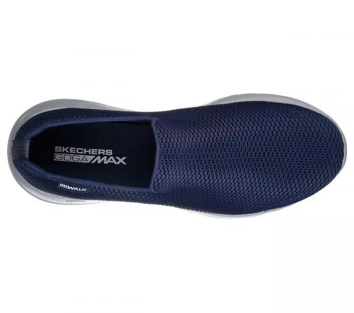 SKECHERS GOGA MAX Azul marino Yoga Flats Mocasines Running Walking Sz 11 sj17j6