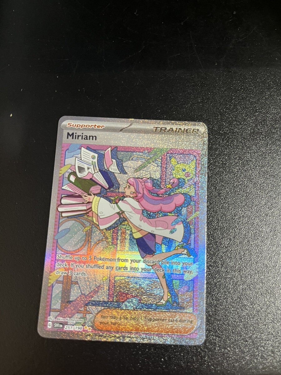 Miriam Full Art 251/198 Pokemon: Scarlet & Violet, mint condition | eBay