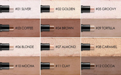 FOCALLURE 18 Colors Highlighter Contouring Stick Highlighting Powder Creamy Text - Picture 18 of 39