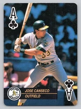 1992 The U.S. Playing Card Co. Jose Canseco Aces Oakland Athletics Baseball Card