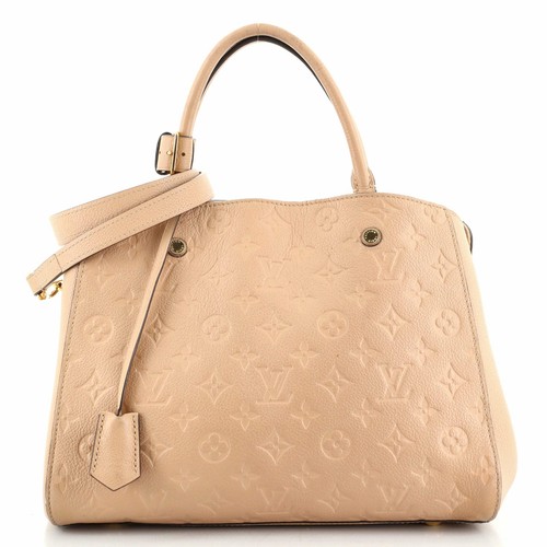 Louis Vuitton Montaigne Handbag Monogram Empreinte Leather MM | eBay