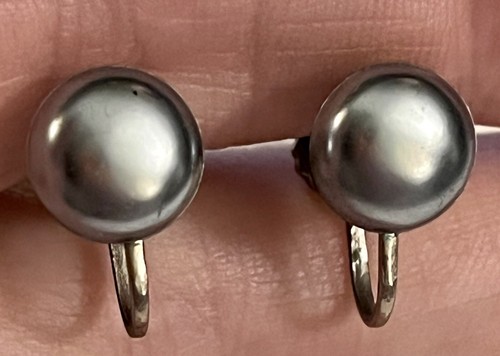 Lot 6 Pairs Vintage Mix Variety Clip-On Screw-Back Earrings Thermo Set Napier + - Picture 10 of 13