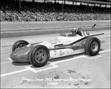 1963 Indy 500 Winner Parnelli Jones Racing Photo 8X10