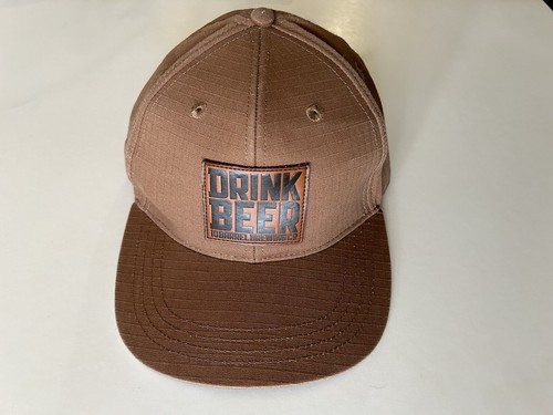 10 Barrel Brewing Discrete Brown Hat Patch Snap Back Cotton