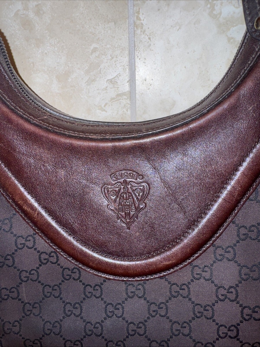 Authentic GUCCI Hysteria Black Bamboo Handle Hobo Bag | eBay