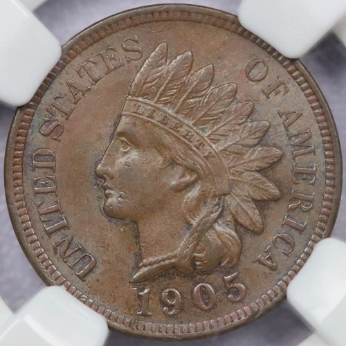 1905 1c Indian Head Cent - NGC MS 63 BN Eagle Eye Photo Seal