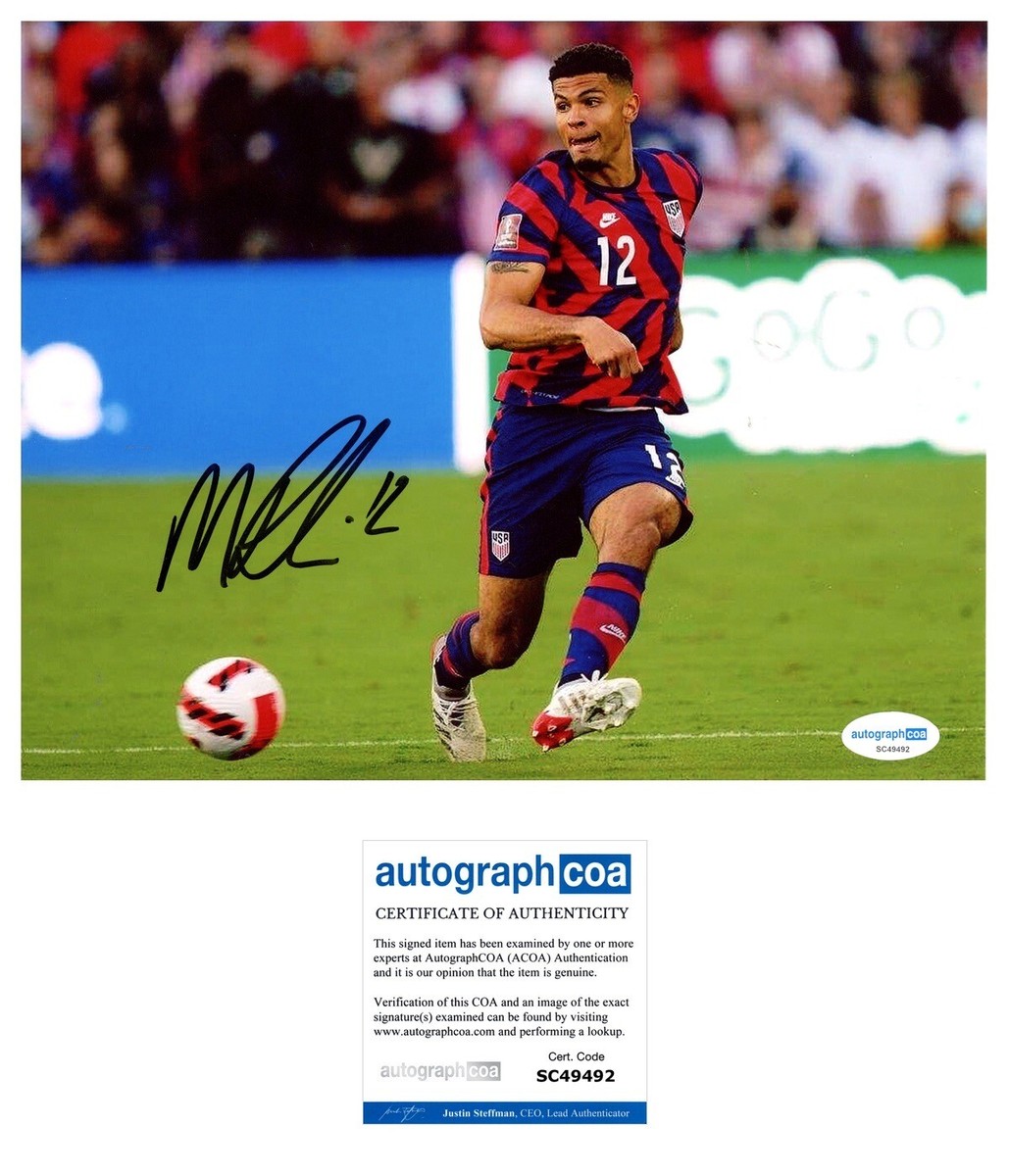 Miles Robinson Signed Team USA Soccer 8x10 Photo ACOA USMNT