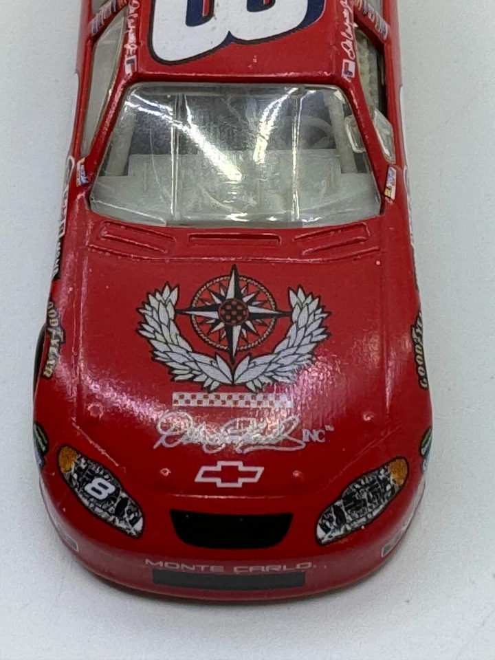 Dale Earnhardt jr 8 diecast 2.5 Car In 3.0" Case Action Red Moto Sports - Image 3 of 4