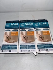 3 boxs scar treatment sheets, 4 each box, new damaged boxs