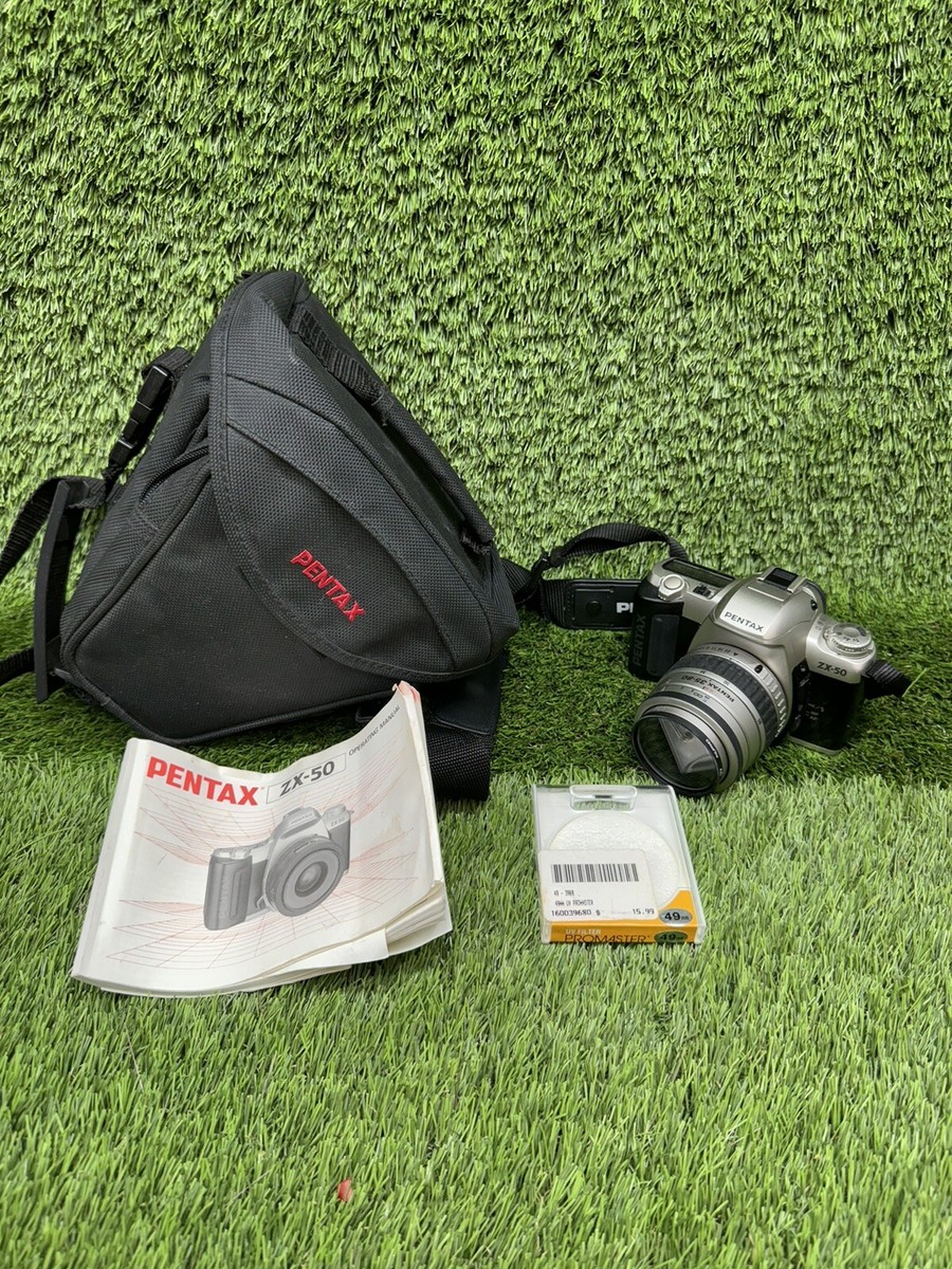 Pentax ZX-50 35mm SLR Film Camera, Pentax 35-80mm Lens w Pentax ZX-50 35mm SLR Film Camera, Pentax 35-80mm Lens w
