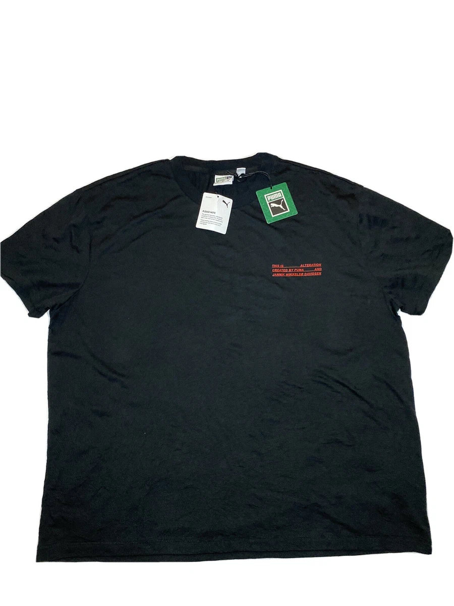 New Puma Shirt Medium Black Puma x Jannik Wikkelso Davidsen