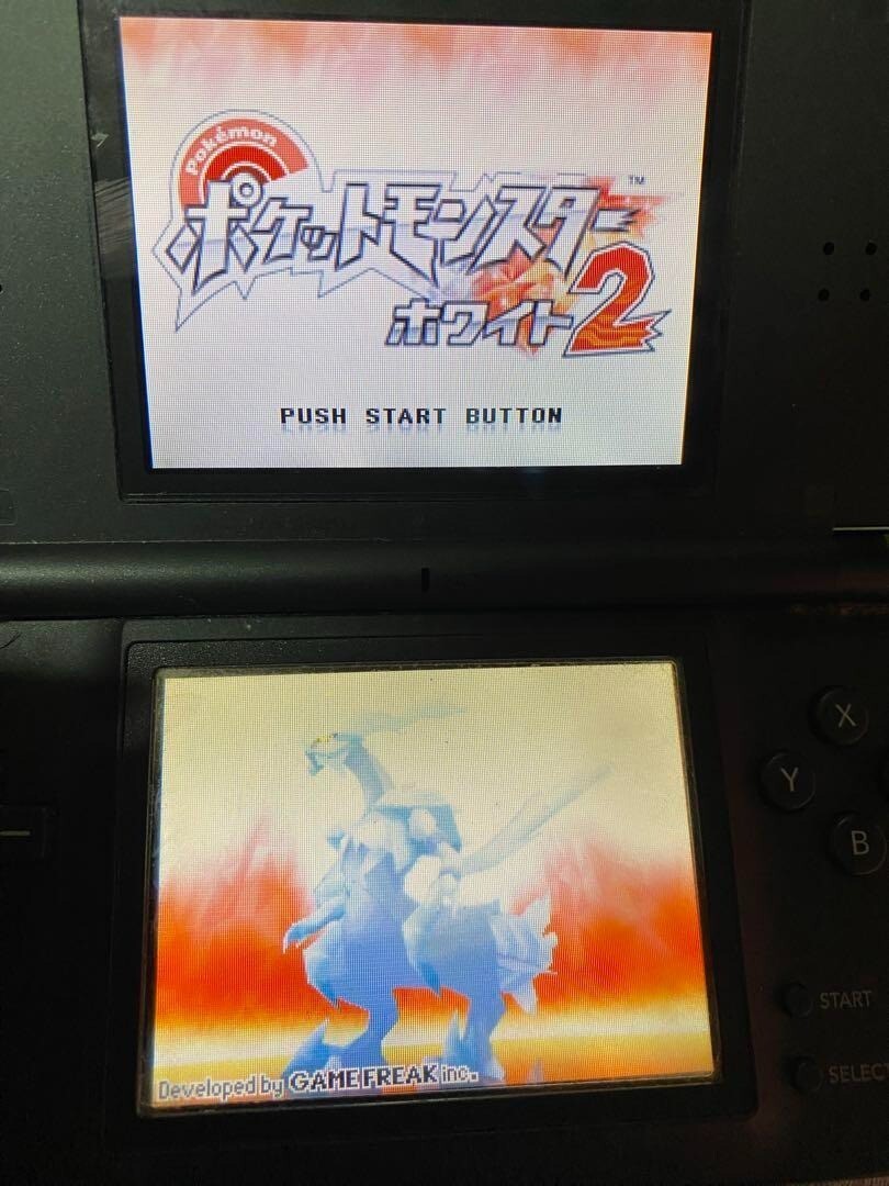 Pokemon black 2 and White 2 Nintendo DS Set Japanese Tested