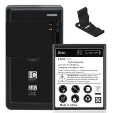 Large Capacity 1x 2400mAh Grade A Battery Wall Charger for ZTE Fanfare 3 Z852