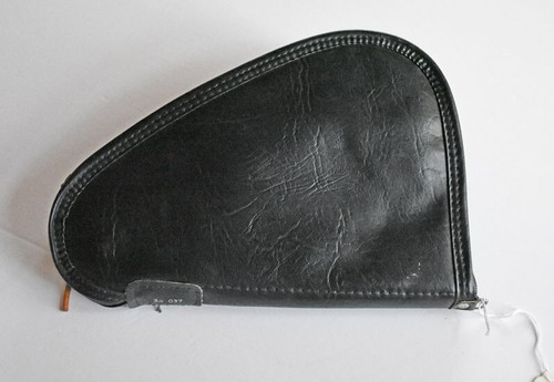 J.M. Bucheimer Black Leatherette Pistol Rug / Case #34-037 (7150) - Picture 2 of 3