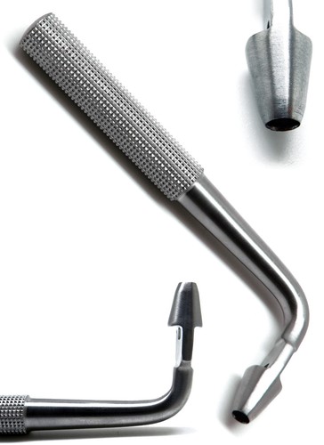 7 piezas de instrumentos de implantes dentales curvos rectos para perforar tejidos - Imagen 2 de 8