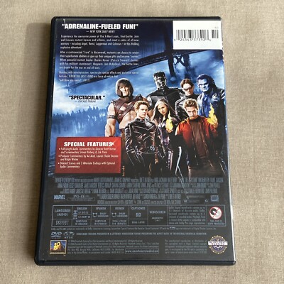 Marvel X-Men 1-4 (DVD 4-Film Set) X1 X2 United X3 Last Stand