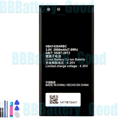 New Phone Battery For Huawei Ascend Y550 Y550-L01 550-L02 Y625 Phone HB474284RBC