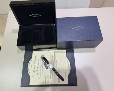 Franck Muller Galet 3002L QZ V D2 18K White Gold Diamond Quartz