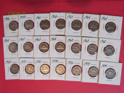 HUGE LOT of CANADA "QUARTERS, DIMES, NICKELS, & CENTS (SEE PICS) - Picture 2 of 16