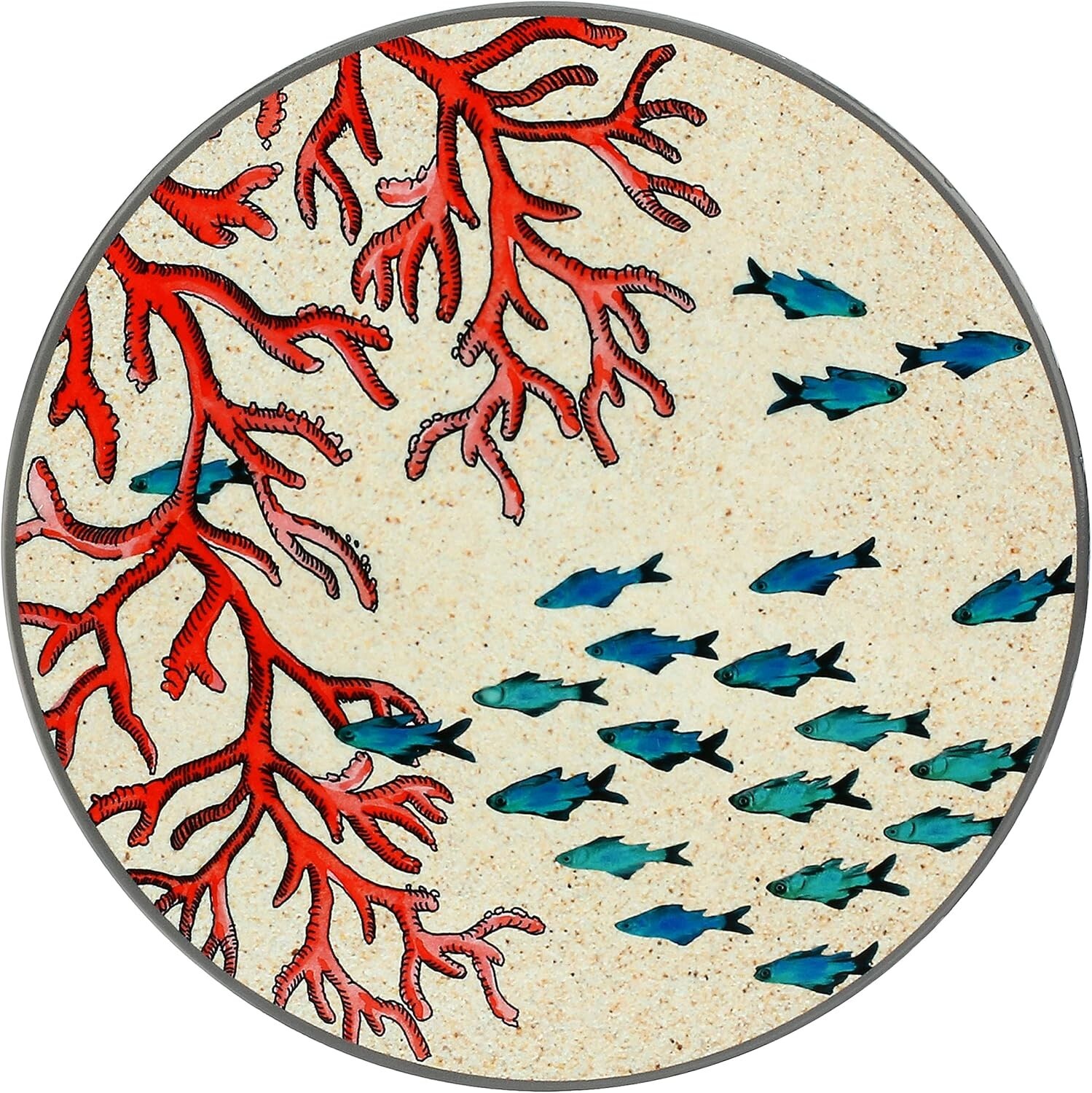 ROSE & TULIPANI - Sea Life Trivet Coral