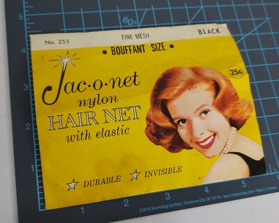 Tiny Mesh Hair Net-Bouffant/Large Size, Black,1 Net Per Pack - Foto 2