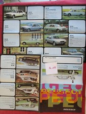 Pe.117 : PEUGEOT  gamme 1979  dépliant couleur 104.304.305.504  coupé cabriolet