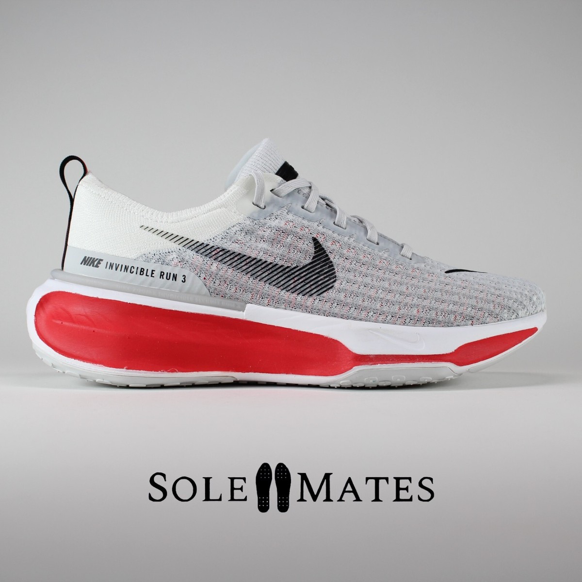 Nike ZoomX Invincible Run FK 3 'Cement Grey Red' DR2615-102 Nike ZoomX Invincible Run FK 3 'Cement Grey Red' DR2615-102