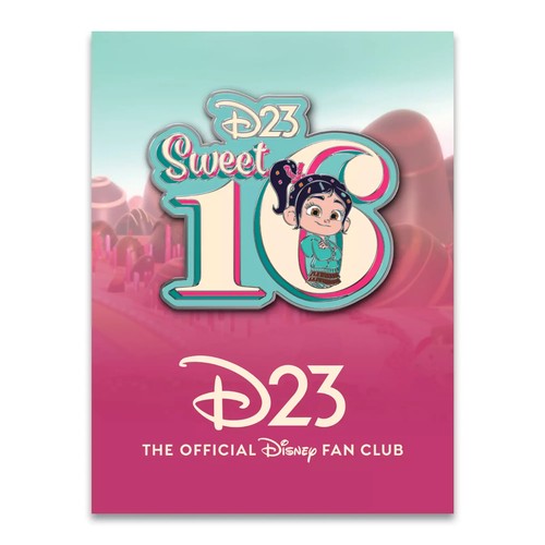 D23 Exclusive Vanellope von Schweetz Pin Wreck-It Ralph 16th Anniversary LE NIP - Bild 2 von 6