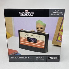 Image of Paladone Marvel Groot Alarm Clock Guardians of the Galaxy Talking Sound Digital