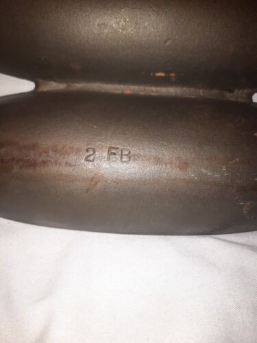Vintage Lodge? 2FB Cast Iron Double Loaf Vienna Pan 11&5/8" by 7" 3.10# - Picture 3 of 9