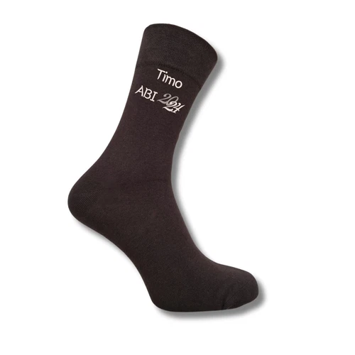 ABI Herren Socken personalisiert bedruckt