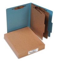 Acco Pressboard 25-pt Classification Folders Letter 6-section Sky Blue 10/box on sale Acco Pressboard 25-pt Classification Folders Letter 6-section Sky Blue 10/box on sale