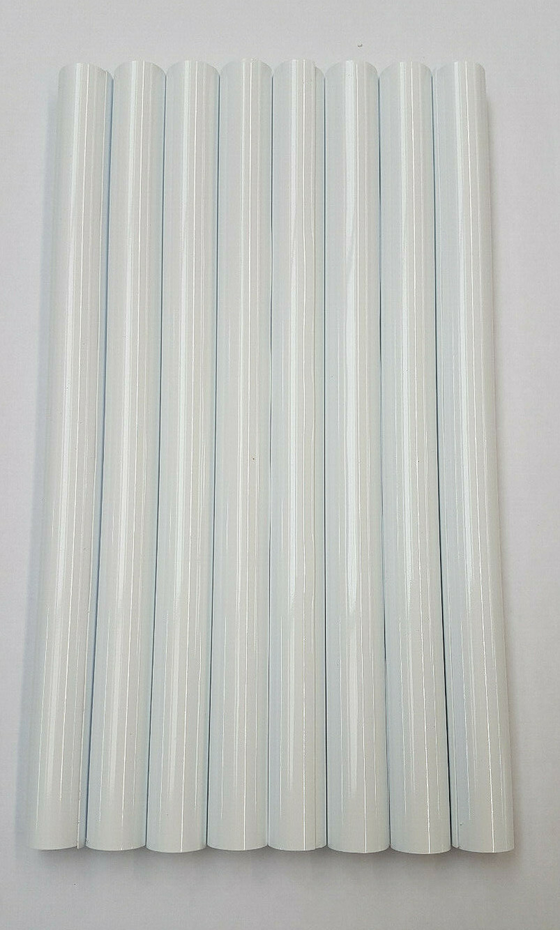 RADSNAPS RADIATOR PIPE COVERS WHITE OR CHROME 200mm (8") x 15mm