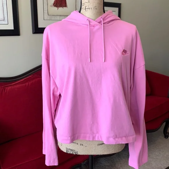Very Cute Pink Nike Crop Hoodie!
