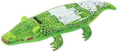 Aufblasbares Krokodil Aufsitzbecken Schwimmer Schwimm Planschbecken Kinder Strandspielzeug