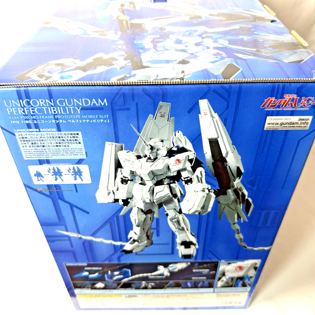 BANDAI 1/60 PG RX-0 UNICORN GUNDAM PERFECTIBILITY Model Kit New