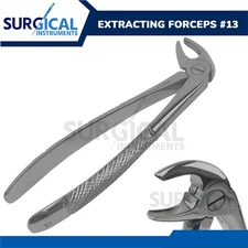 Extracting Forceps Dental Surgical Instruments #13 Stainless German Grade