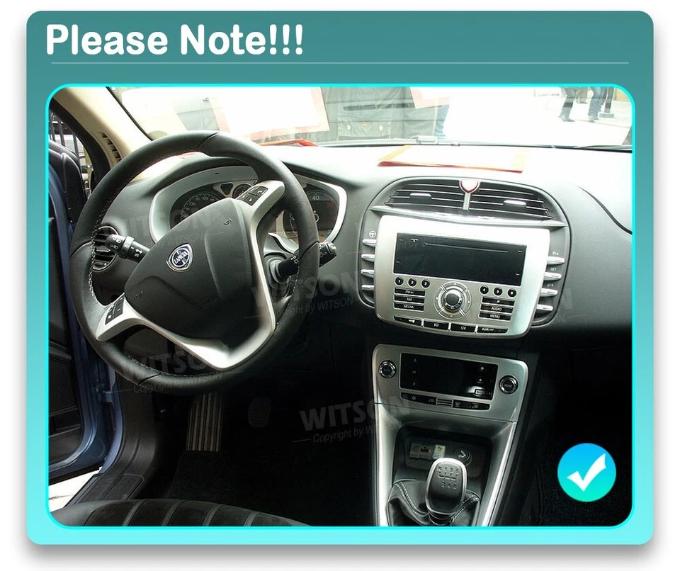 AUTORADIO ANDROID LANCIA DELTA 2009-2019 STEREO AUTO TOUCH 9" WIFI NAVIGATORE - Immagine 2 di 4