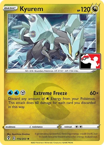 Kyurem 116/203 Prize Pack Series Cards