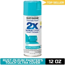 Rust-Oleum Painter's Touch 2X Ultra Cover Gloss Seaside Spray Paint 12 oz